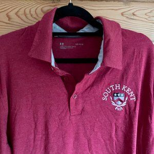 Bundle of two South Kent School (Cardinal dress polo shirts) size LARGE